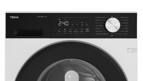 Máquina de Lavar Roupa Teka WM20841WSP 8 kg 1400 rpm 15 Programas – Classe A