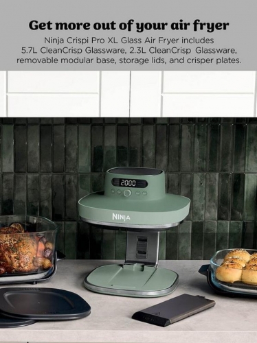 Fritadeira de Ar Ninja CRISPi Pro XL AS090EUGN 2050W 5,7L Verde