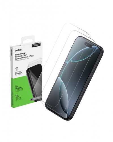 Película de Vidro Temperado Belkin SFA162ZW para iPhone 17 Pro