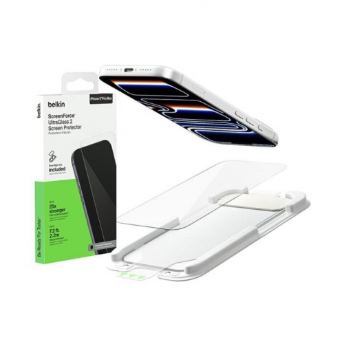 Protetor de Ecrã Belkin SFA163ZW em Vidro Temperado para iPhone 17 Pro Max / 18 Pro Max