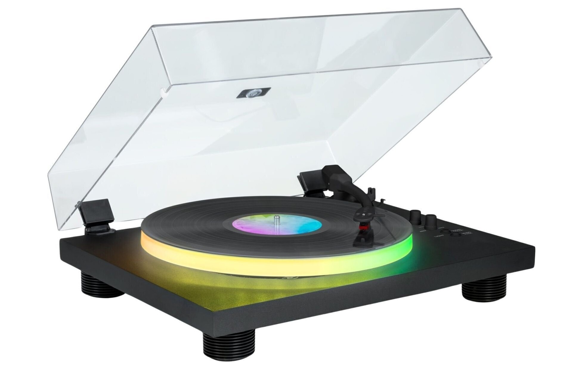 Gira-Discos Bigben PARTYBTTDLIGHT com Bluetooth e Efeitos Luminosos