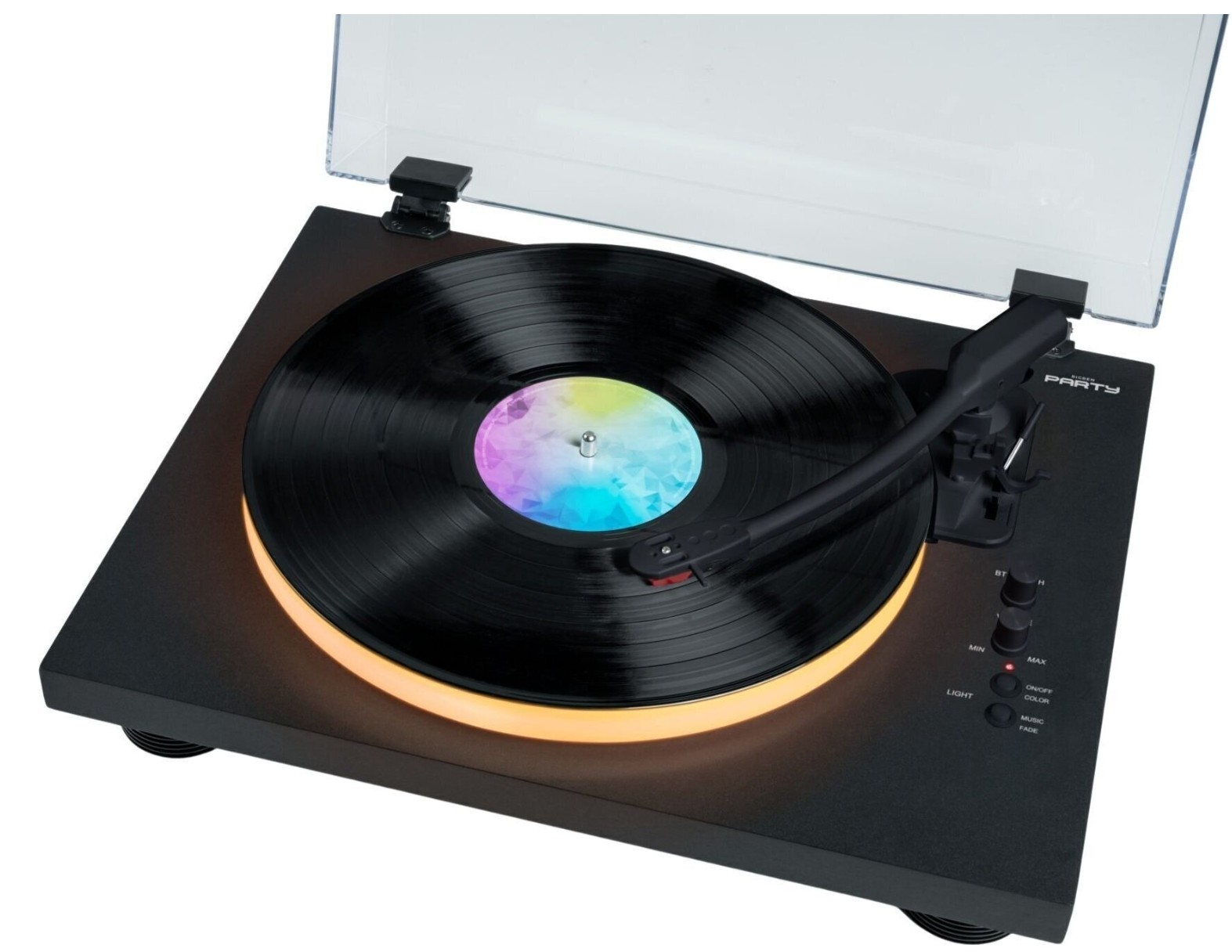Gira-Discos Bigben PARTYBTTDLIGHT com Bluetooth e Efeitos Luminosos