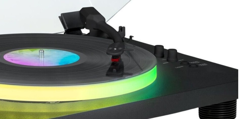 Gira-Discos Bigben PARTYBTTDLIGHT com Bluetooth e Efeitos Luminosos