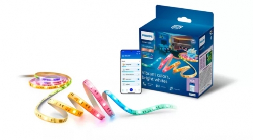 Fita LED Inteligente Philips RGBICWW 3 m Type-C Connected by WiZ – EU – 929004709701
