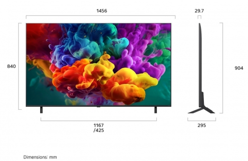 Smart TV LG QNED evo AI Mini LED 65" 4K UHD, 120Hz, VRR 144Hz, Dolby Vision, Dolby Atmos, webOS 26, HDMI 2.1 – 65QNED87B6A.AEU