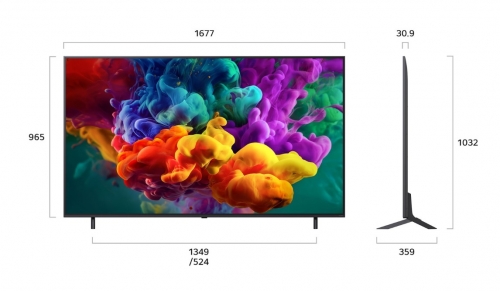Smart TV LG QNED evo AI QNED87 Mini LED 4K 2026 de 75 polegadas - 75QNED87B6A.AEU