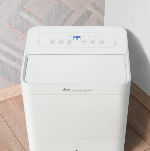 DESUMIDIFICADOR UFESA HARMONYDRY6000 20L/DIA DEPOSITO 4LT