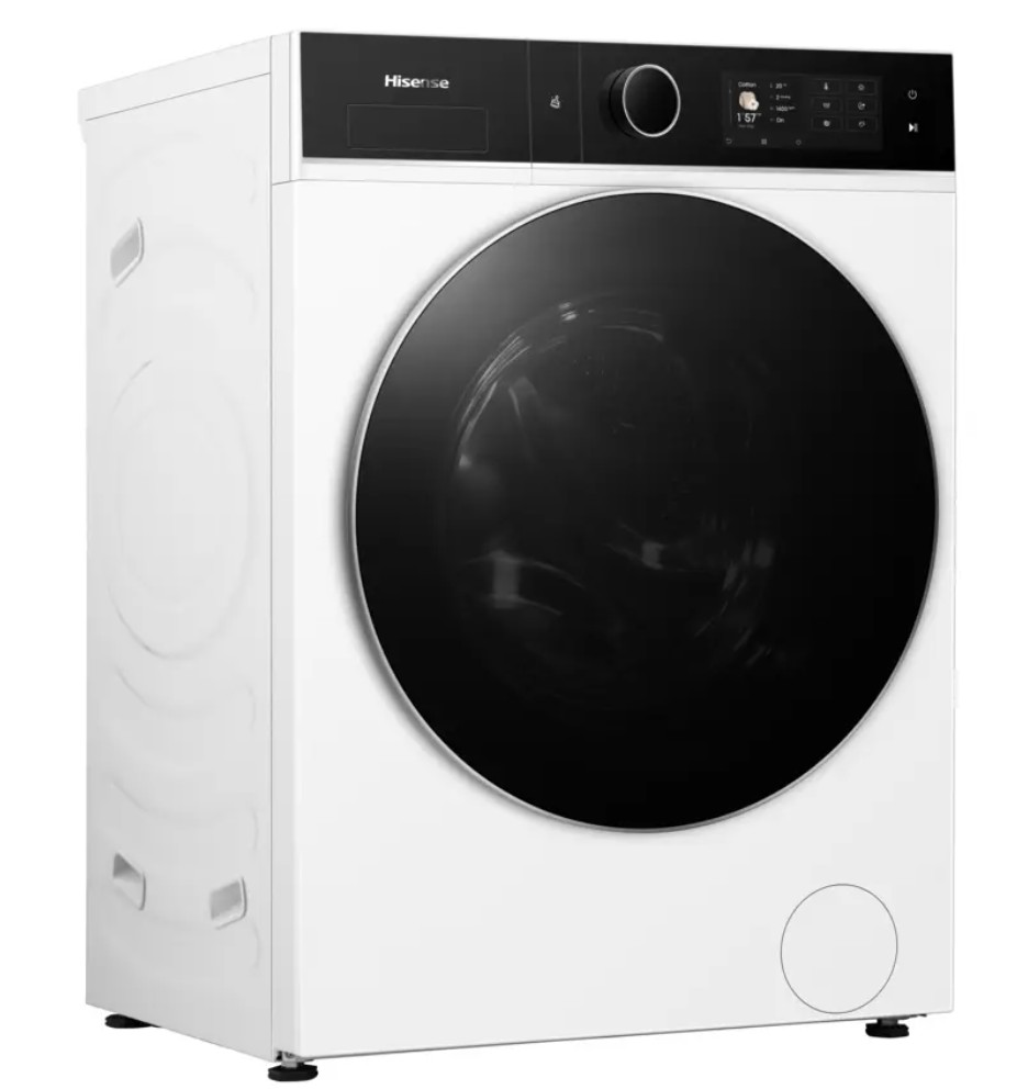 Máquina de Lavar e Secar Roupa Hisense 12 kg / 8 kg, 1400 rpm, Classe A, Wi-Fi – WD5I1245BWRH
