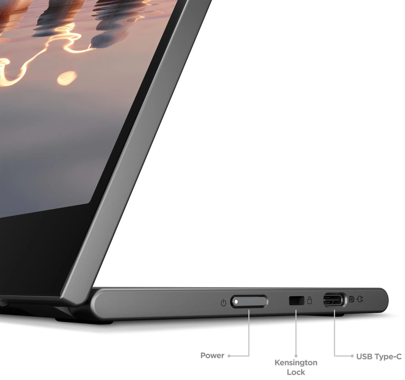 Monitor Portátil Lenovo L16 16" WUXGA IPS, 60Hz, 1920x1200, USB-C Duplo, Suporte Ajustável em Inclinação e Altura – Preto/Cinzento - 68F4UAC1WL