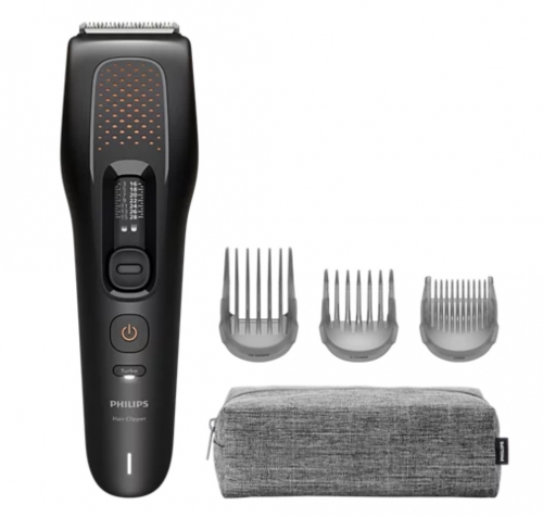 Aparador de Cabelo Philips Series 7000 HC7722/15 – Autonomia até 120 Minutos, 28 Comprimentos de Corte, 3 Pentes e Caixa de Arrumação