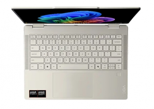 Portátil Lenovo Yoga 7 2-em-1 14" OLED Touch, AMD Ryzen AI 7 345, 16GB RAM, 512GB SSD, Caneta Yoga Pen, Windows 11 Home – Bege Concha - 83JR00DHPG