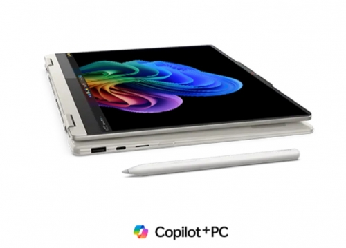 Portátil Lenovo Yoga 7 2-em-1 14" OLED Touch, AMD Ryzen AI 7 345, 16GB RAM, 512GB SSD, Caneta Yoga Pen, Windows 11 Home – Bege Concha - 83JR00DHPG