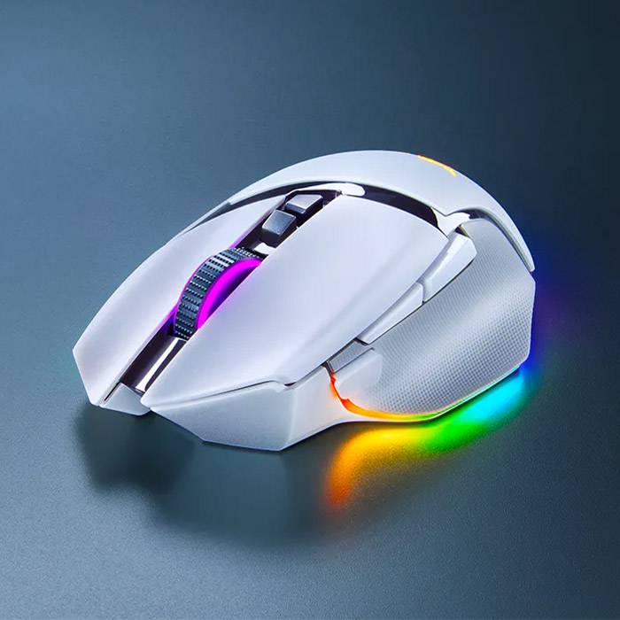 Rato Gaming Sem Fios Razer Basilisk V4 Pro Branco - RZ01-05670200-R3G1