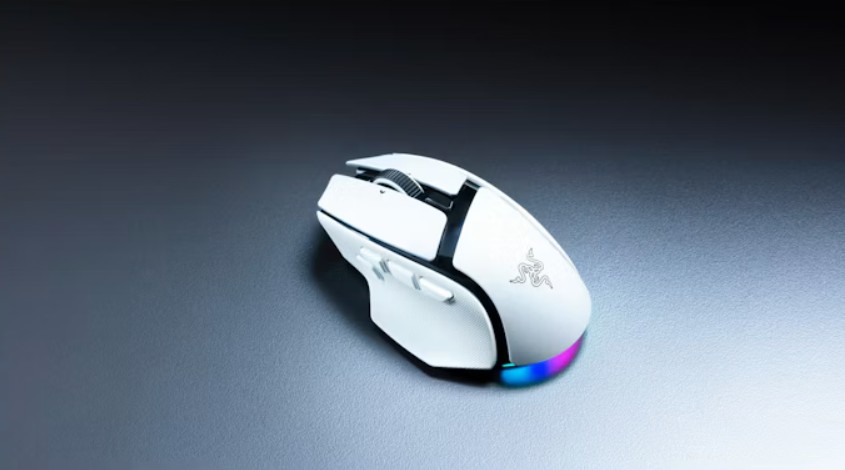 Rato Gaming Razer Basilisk V4 HyperSpeed Branco - RZ01-05680200-R3M1