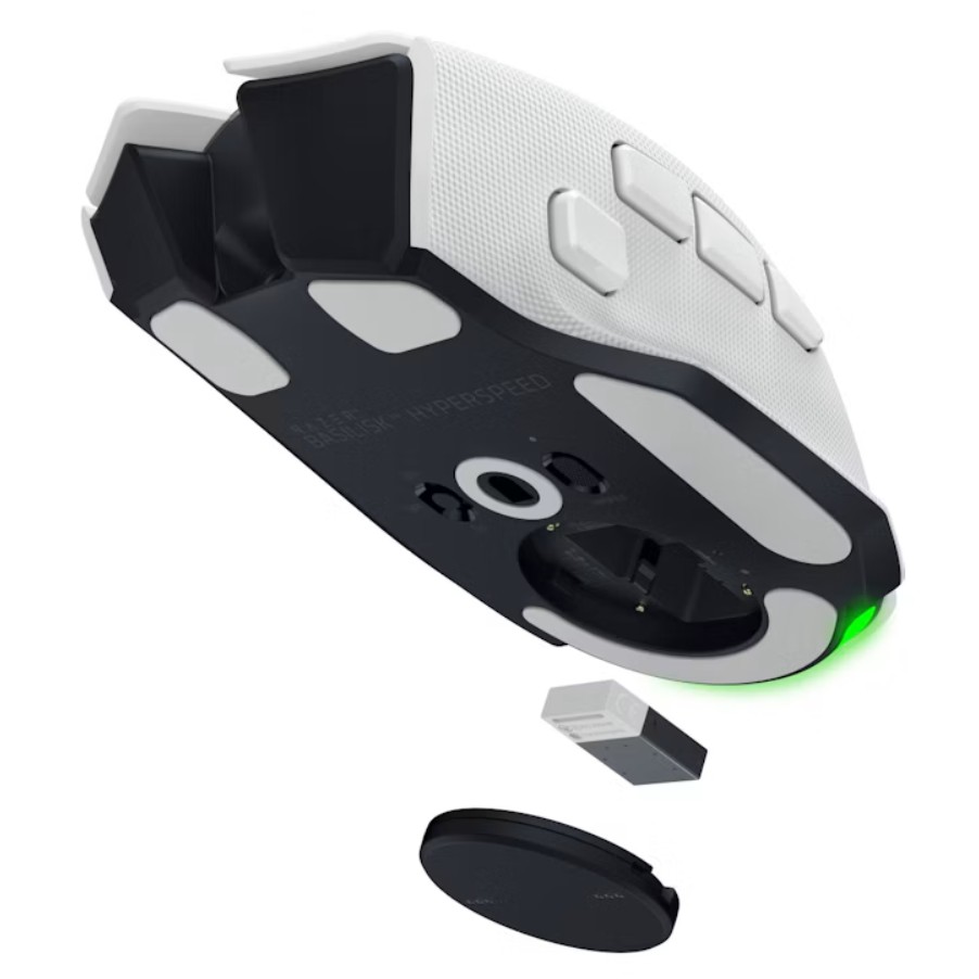 Rato Gaming Razer Basilisk V4 HyperSpeed Branco - RZ01-05680200-R3M1