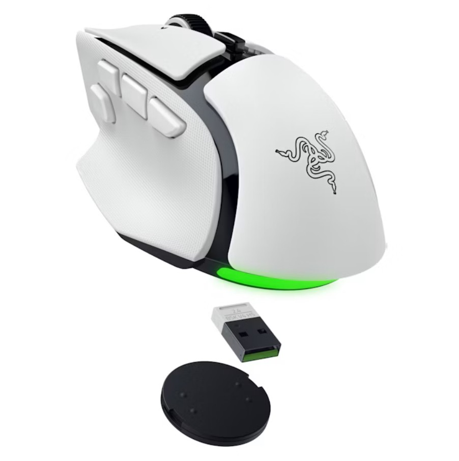 Rato Gaming Razer Basilisk V4 HyperSpeed Branco - RZ01-05680200-R3M1