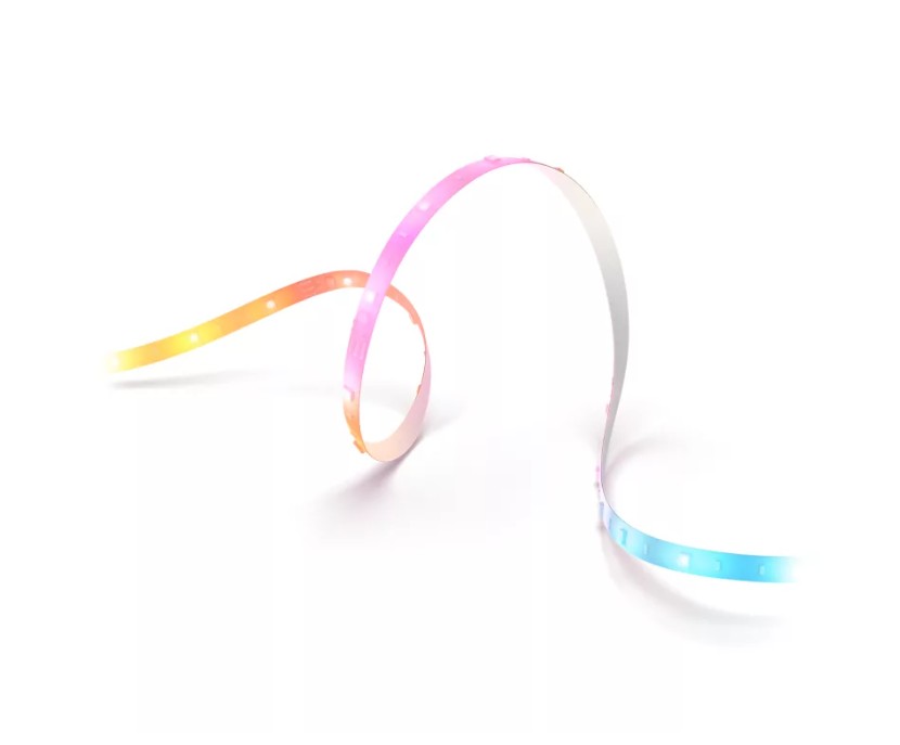 Fita LED Inteligente Philips Hue Essential 5 m, RGB Multicolor, Regulável, Bluetooth e Zigbee, Compatível com Assistentes de Voz, IP20 — 929004294901