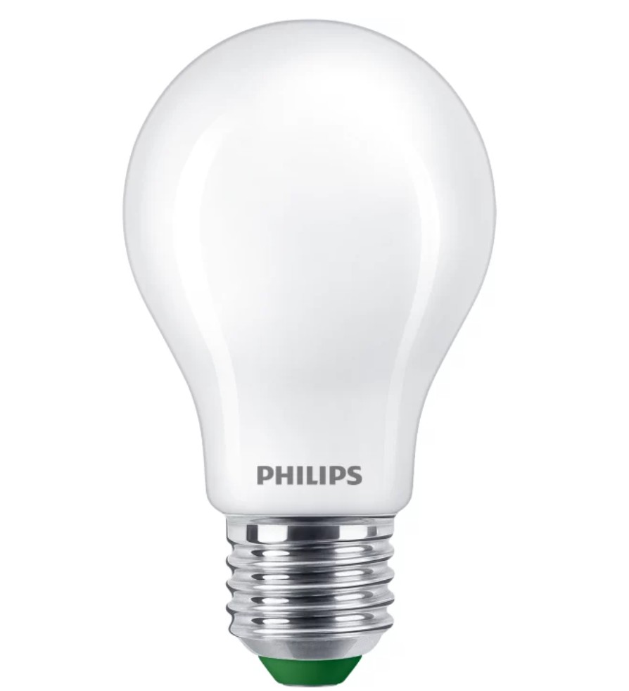 Lâmpada LED Philips UltraEfficient A60 E27 4 W, equivalente a 60 W, 2700 K, luz quente, acabamento fosco - 929003623701
