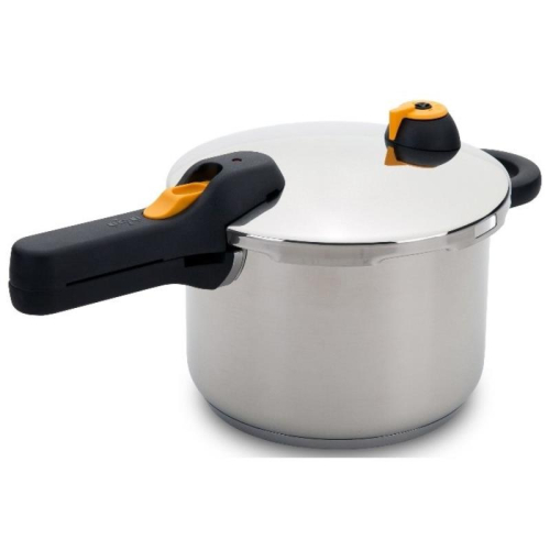 PANELA PRESSAO SILAMPOS S/CESTO EASY AMARELO 7,5L