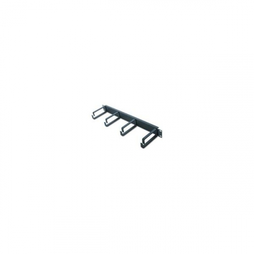 1U Horizontal Cable Organizer Black