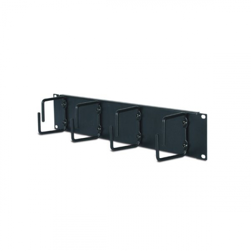 2U Horizontal Cable Organizer Black