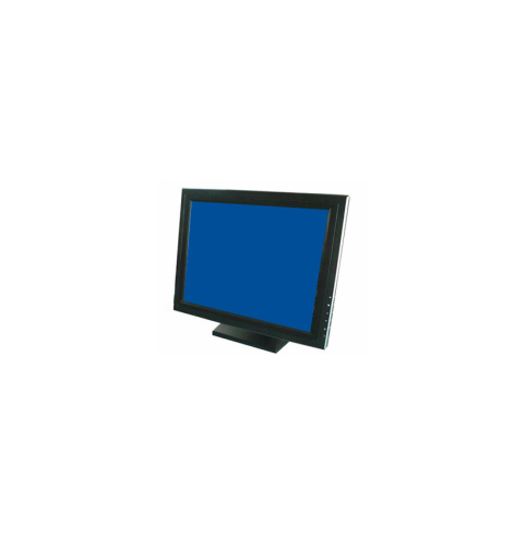 Monitor 15" Hopestar LCD TFT 1024x768, Touch 5 Wires IF USB, TrueFlat, suporte de metal, Preto