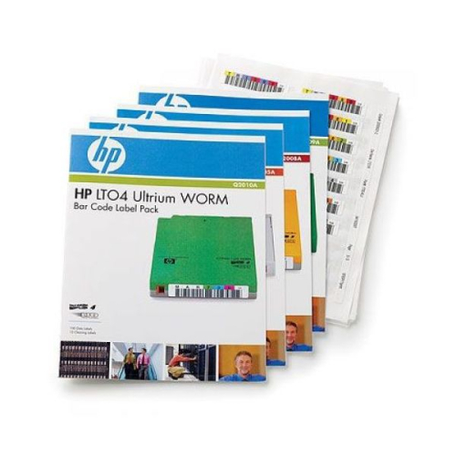 HP LTO5 Ultrium Read/Write Bar Code Label Pack.A pack of 110 uniquely sequenced Ultrium bar code labels (100 data + 10 cleaning) for use in HP StorageWorks libraries and autoloaders.