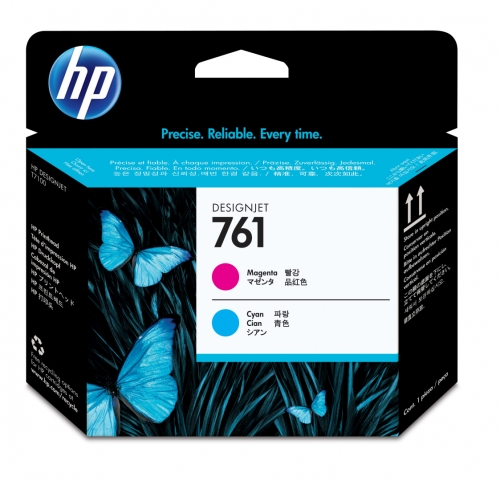HP 761 Magenta/Cyan Designjet Printhead