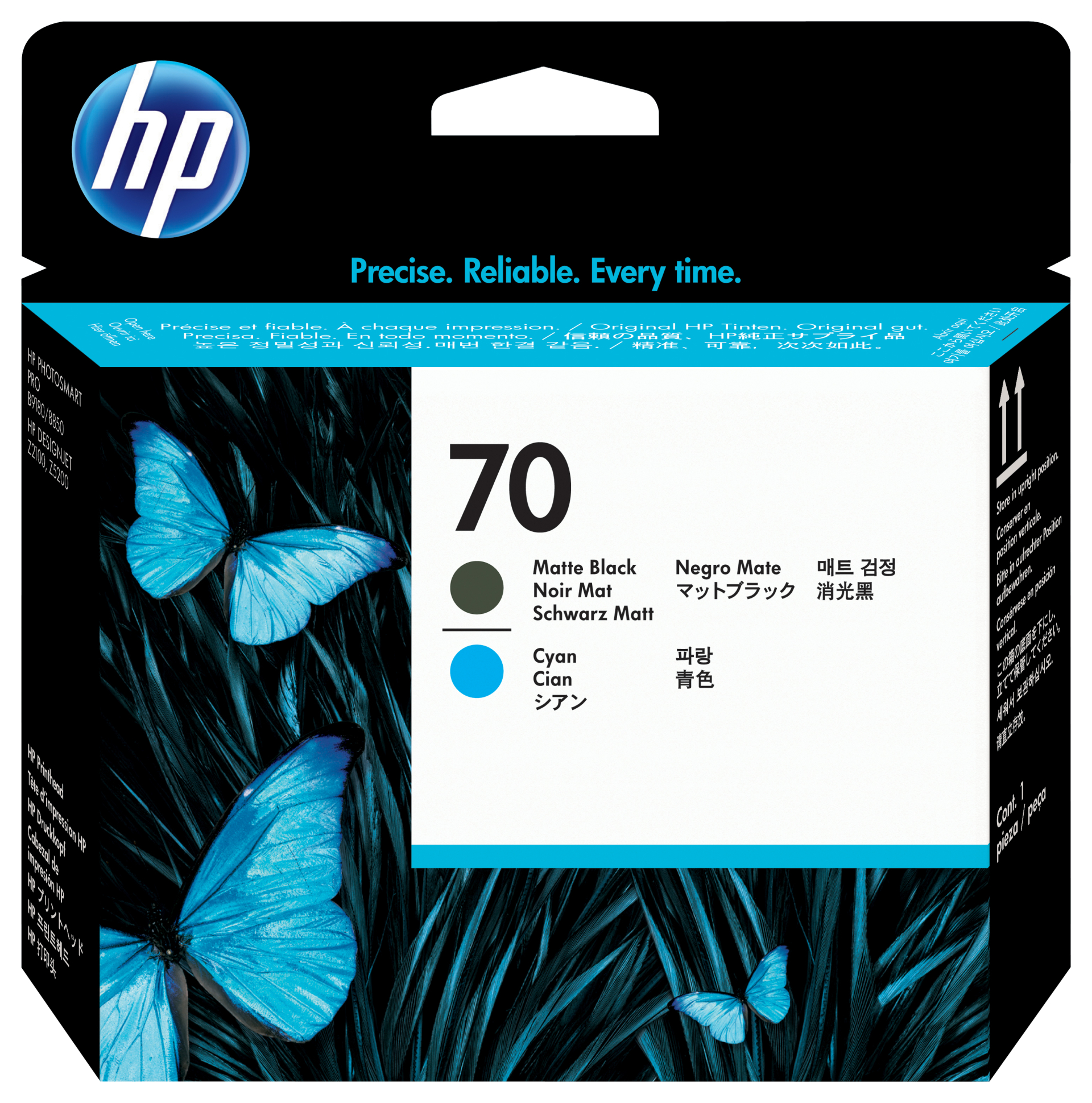 Cabeça de Impressão  HP 70 Matte Black and Cyan