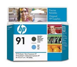 Cabeça de Impressão HP 91 Matte Black e Cyan