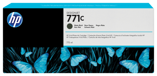 HP 771C 775-ml Matte Black Designjet Ink Cartridge