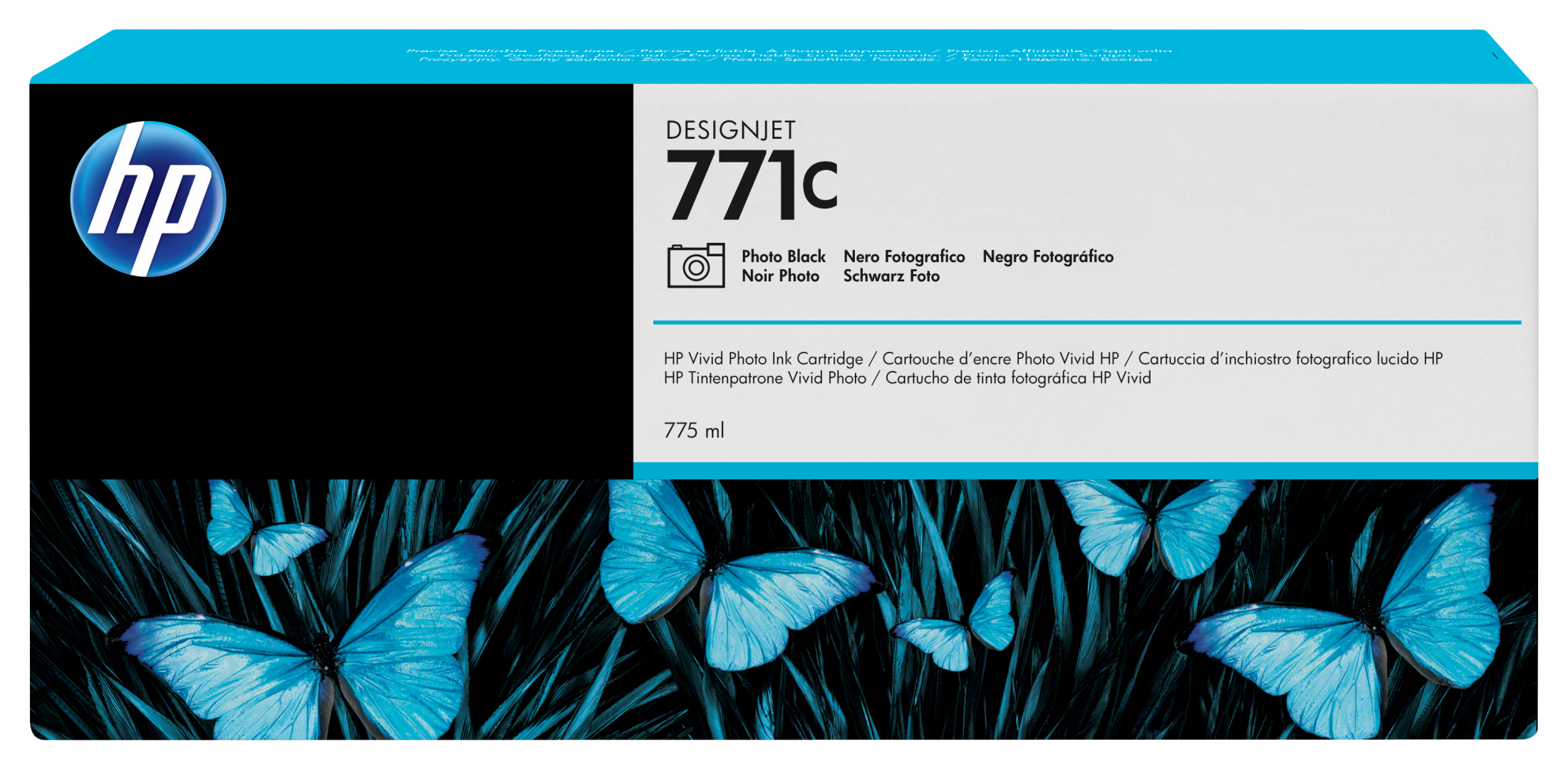 HP 771C 775-ml Photo Black Designjet Ink Cartridge