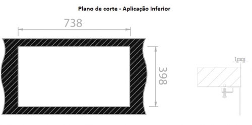 CUBA APL. INFERIOR ESCOVADA RODI - BOX LINE 74 - G07M1AM10023A0