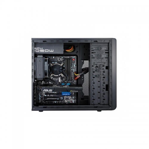 CM Force 500, Classy designed front panel, Supports up to 6 fans, Supports up to 2 ODDs and 8 HDDs, Tool-free mounting of ODD bays and 3.5” brackets for quicker installation, Rich I/O panel with USB 3.0 super speed ports