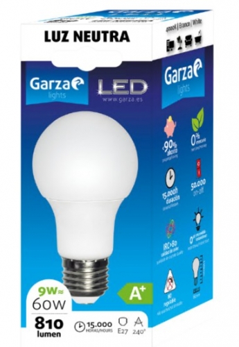 LAMPADA GARZA LED STD-9W-E27 -461459