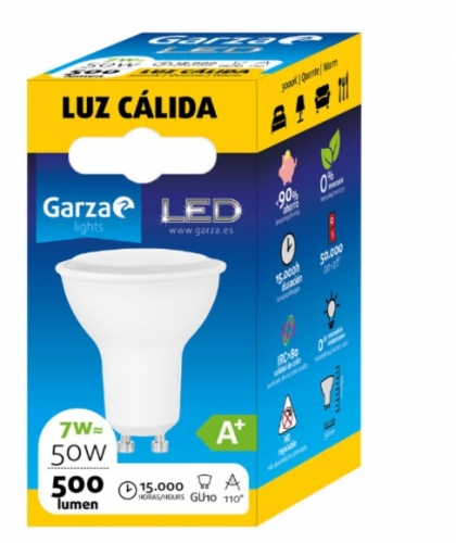 LAMPADA GARZA LED REF-7W-GU10-461471