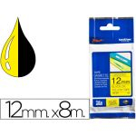 Fita Laminada de 12 mm - Amarelo / Preto. para P-Touch