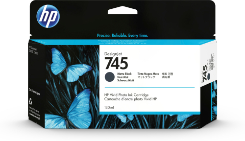 HP 745 130-ml Matte Black Ink Cartridge