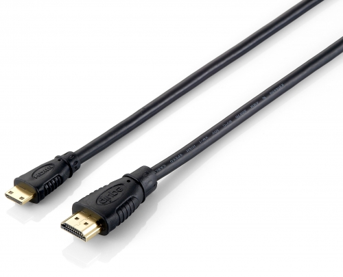 Cabo EQUIP HDMI (A) para mini HDMI (C) M/M 1m Preto - 119306