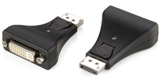 Conversor Display Port para DVI M/F, BLACK - válido p/ unid faturadas até 30 novembro ou fim de stock