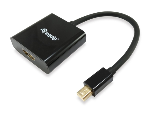 MiniDisplayPort to HDMI Adapter, M/F, preto
