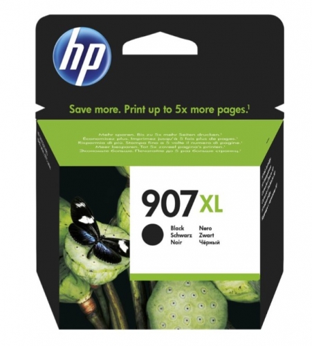 Tinteiro HP 907XL 37 ml Alto Rendimento preto original , T6M19AE