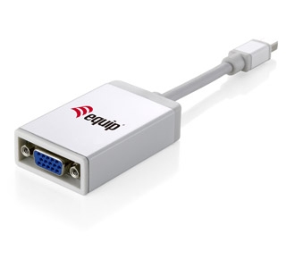 MiniDisplayPort to VGA Adapter, M/F, Preto