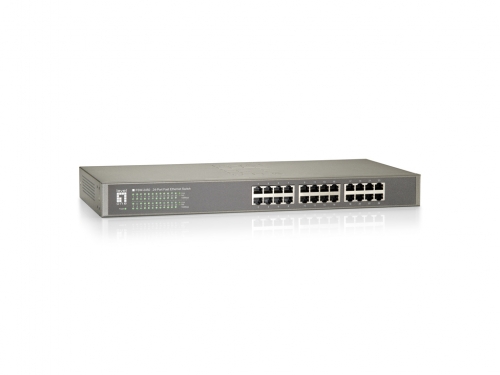 LEVELONE SWITCH 24x10/100 (RACKMOUNT) 