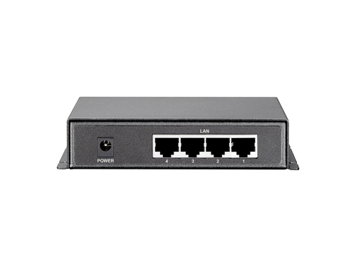 Switch PoE LevelOne 5 Portas Fast Ethernet 10/100 | 4 Portas PoE 802.3af | 61,6W | Não Gerível