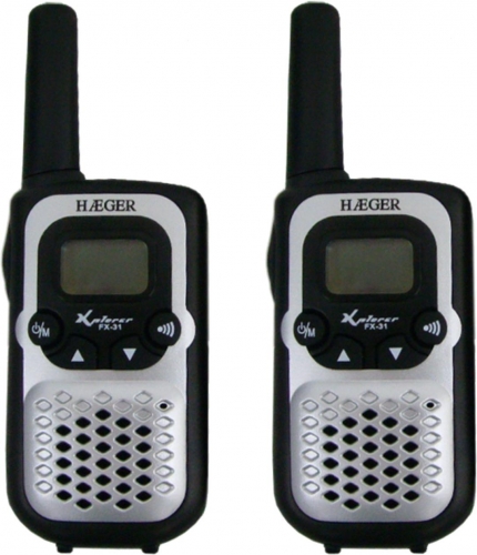Walkie Talkie Haeger Xplorer FX-31 - 8 Canais/3Km
