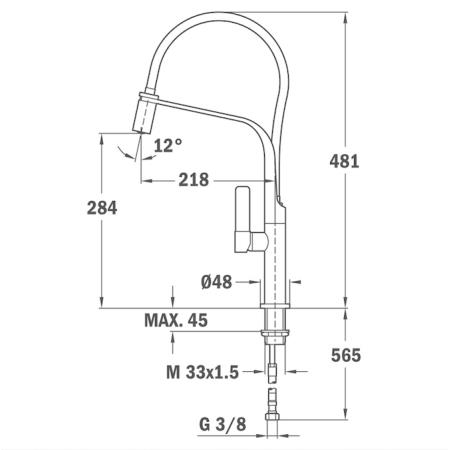 TORNEIRA MISTURADORA TEKA FO997FP