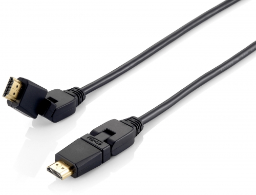 HighSpeed swivel HDMI Cable com Ethernet, black 3,0m, swivel, black