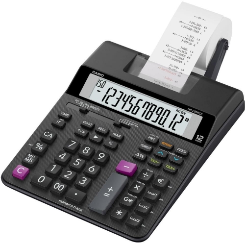 CALCULADORA CASIO SECRETAR.-HR200RCE