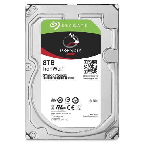 HDD 8TB IronWolf 3.5" Sata 6Gb/s